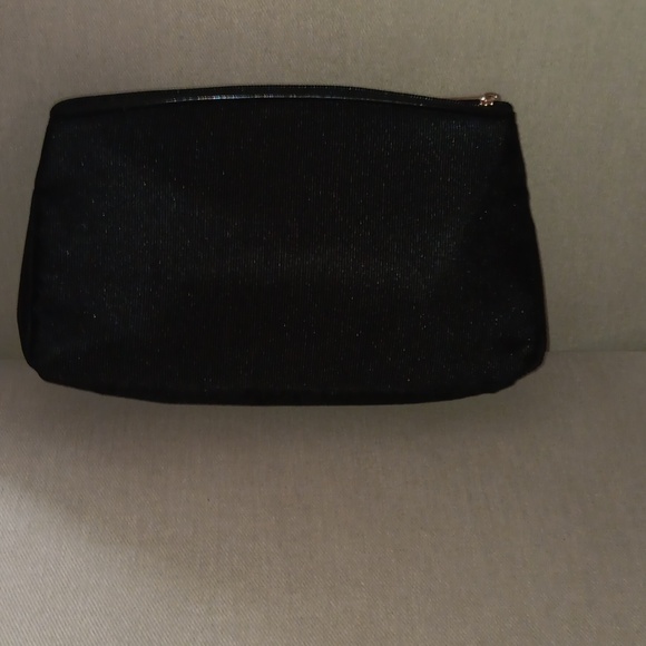 Giorgio Armani Parfums black pleated cosmetic bag pouch - Picture 4 of 4